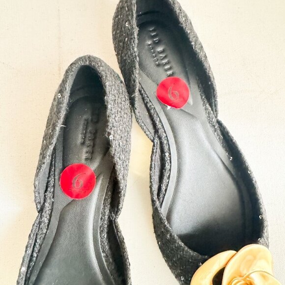 Ted Baker Emma Rose Half d'Orsay Pointed Toe Leather Flat 6 - Picture 5 of 7